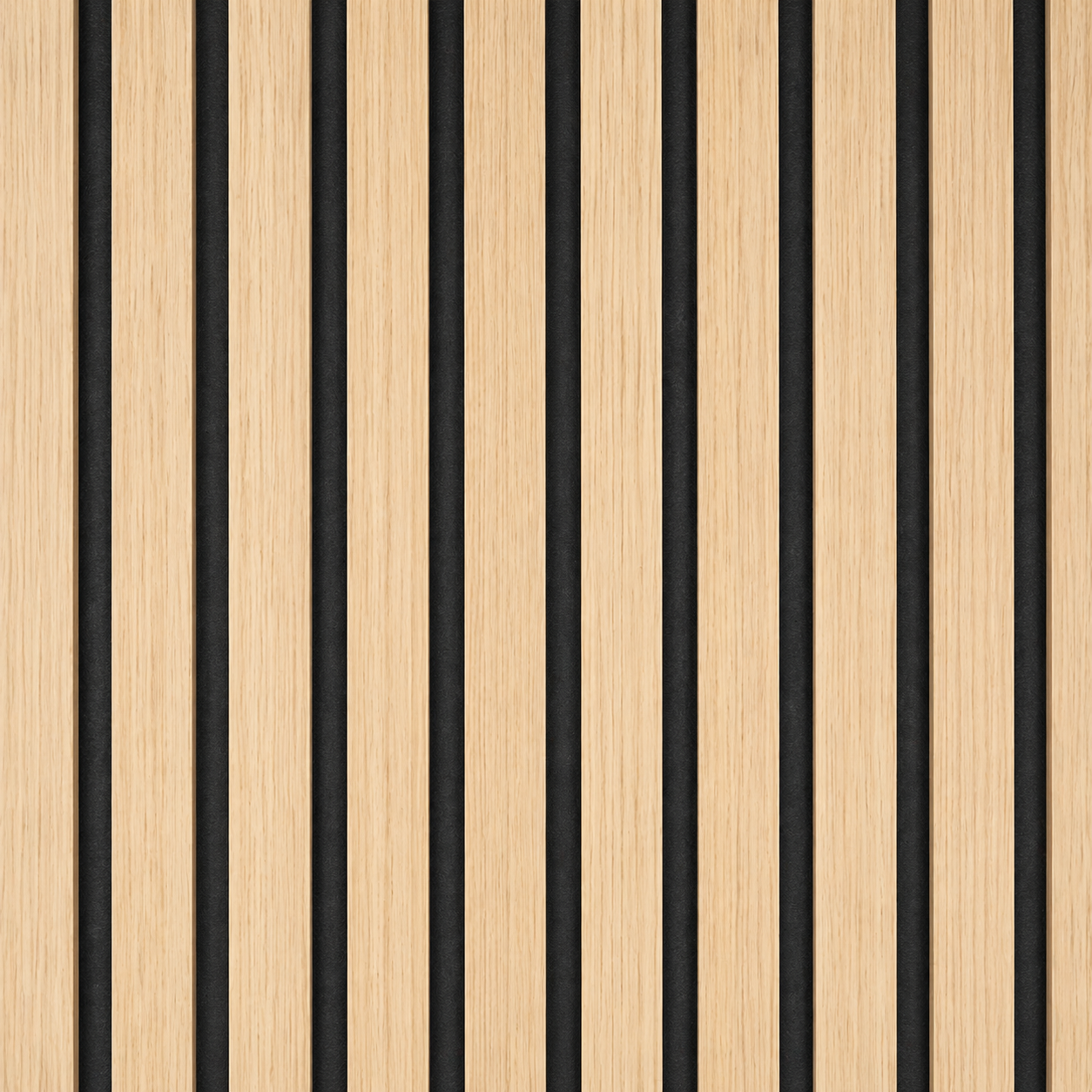 Panneau acoustique à lattes en bois – 270 × 110 cm