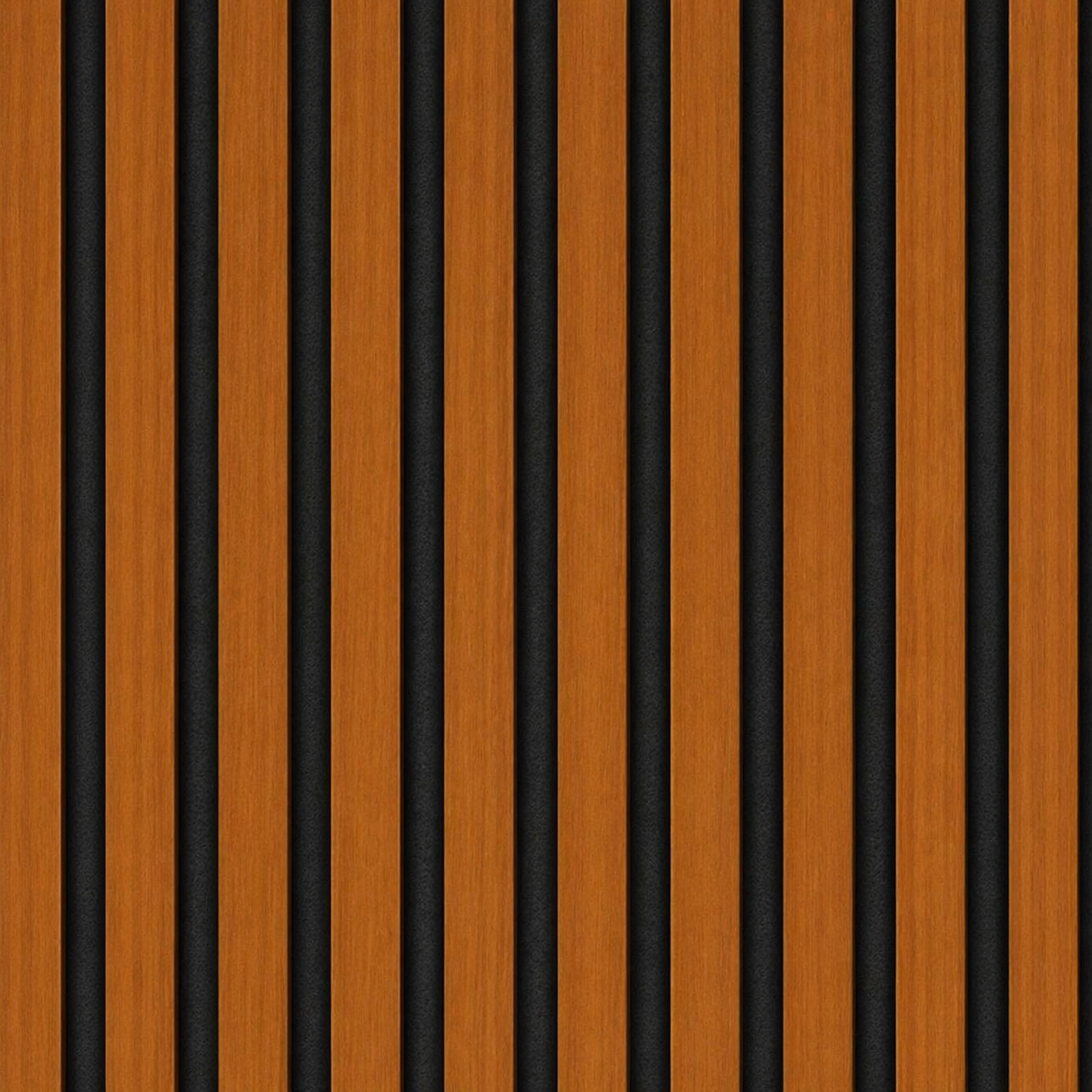 Panneau acoustique à lattes en bois – 270 × 110 cm