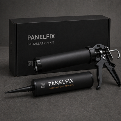 Kit d'installation PanelFix™ – Adhésif et pistolet de précision